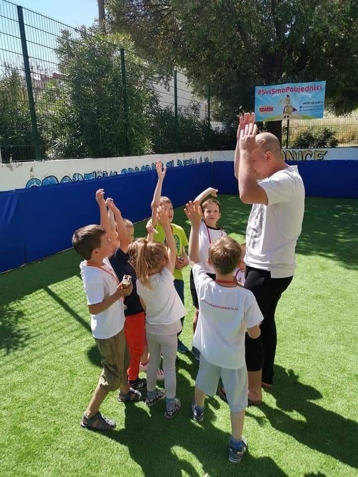 Djeca na treningu Sparta Split